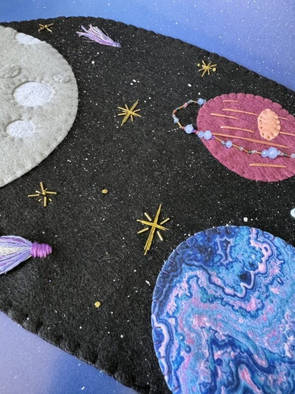 Outer Space Felt Play Mat