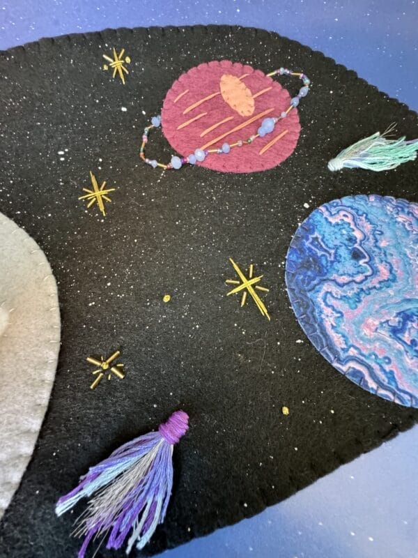 Outer Space Felt Play Mat - Image 9