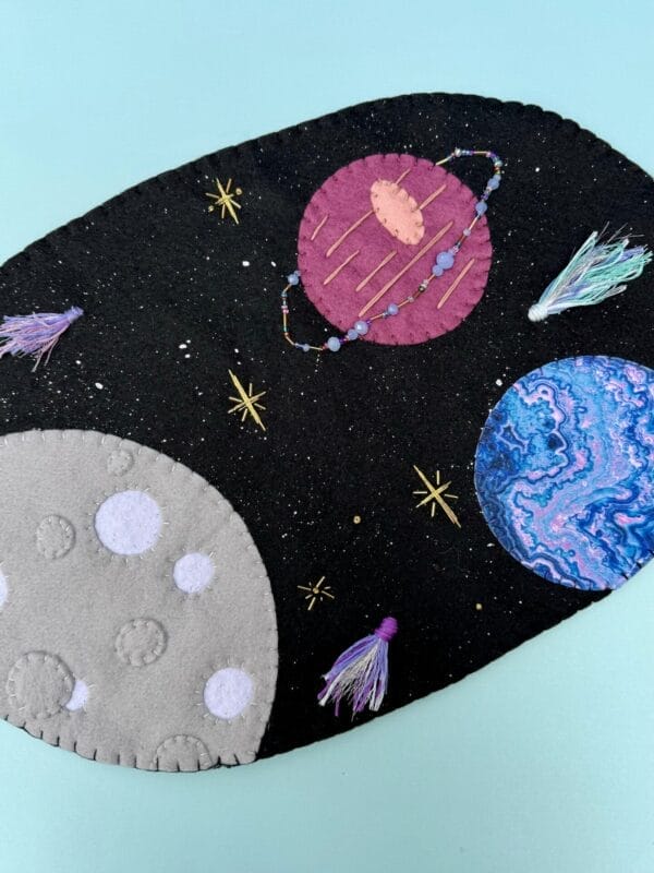 Outer Space Felt Play Mat - Image 2