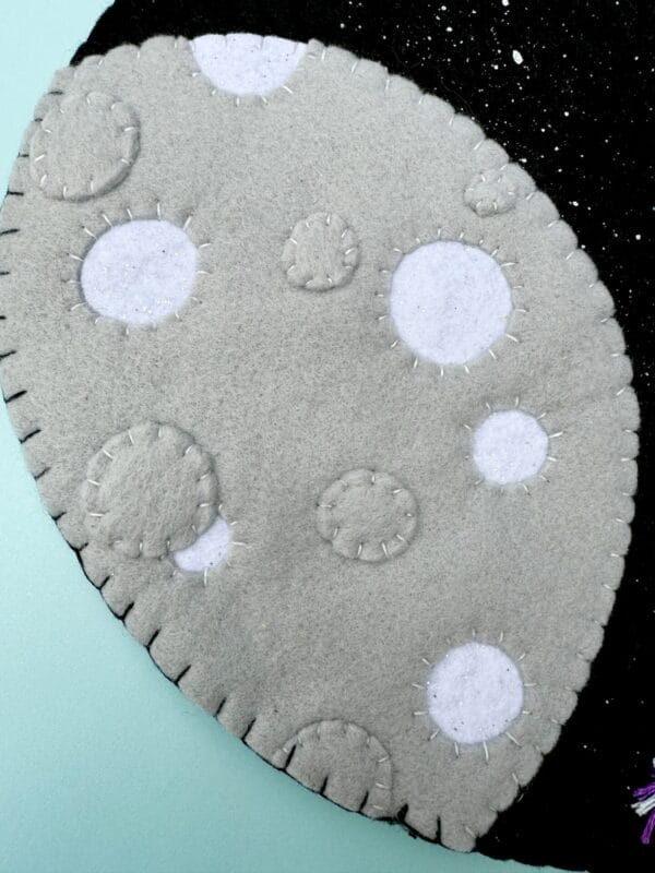 Outer Space Felt Play Mat - Image 4